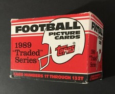 1989 TOPPS TRADED Football Factory UNOPENED Set out of case SANDER RC B02021303