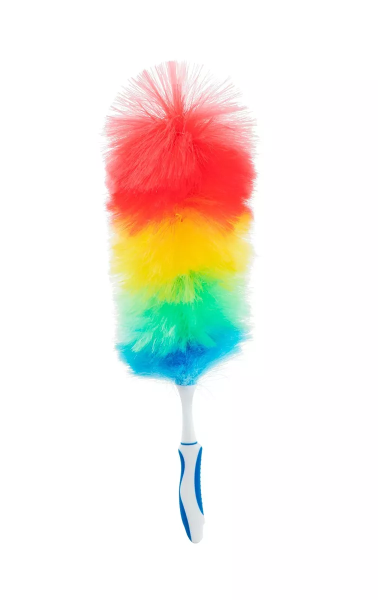 Superio Hand Duster for Cleaning, Rainbow Colored Dust Remover for Home,  Office