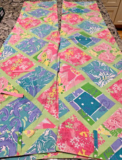     Lilly Pulitzer White Label Patch Pants Women's size 8 - great patch fabric 