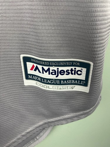 New York Yankees Majestic Cool Base #25 Torres Size Large Gray Baseball Jersey - Picture 3 of 10