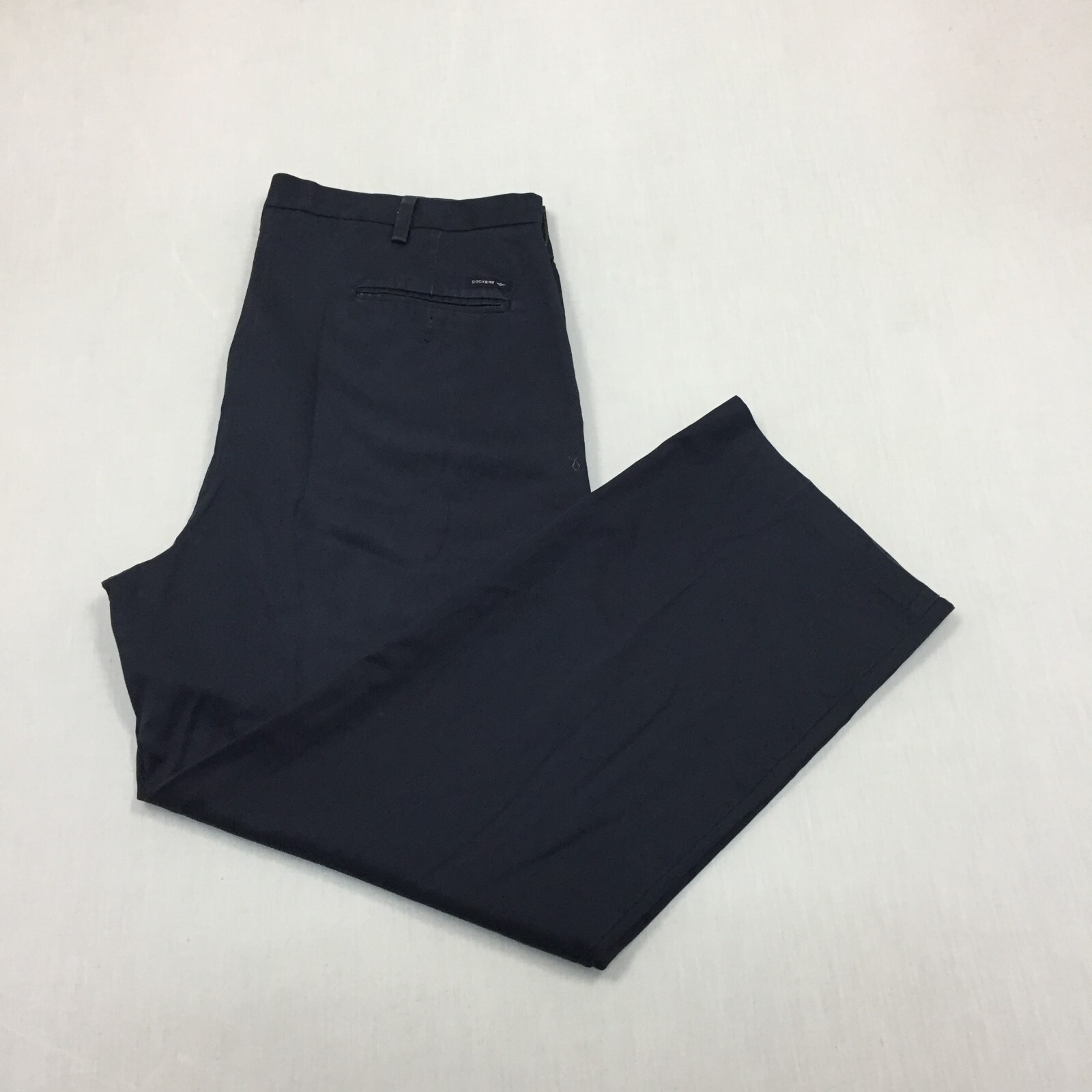 Dockers D3 Chino Trousers Cotton Pants Straight Fit Mens Size 40W 30L Blue