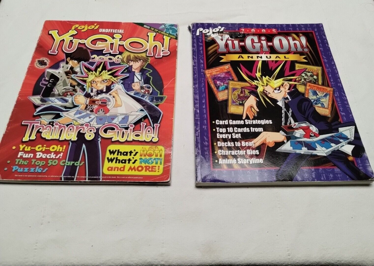 Pojo's Unofficial Yu-Gi-Oh! 2006 Trainer's Guide & Annual Paperback Lot of 2