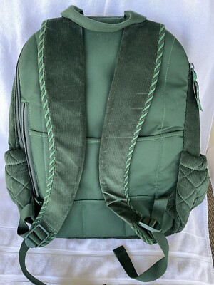 Vera Bradley Harry Potter Slytherin Corduroy Campus Backpack 