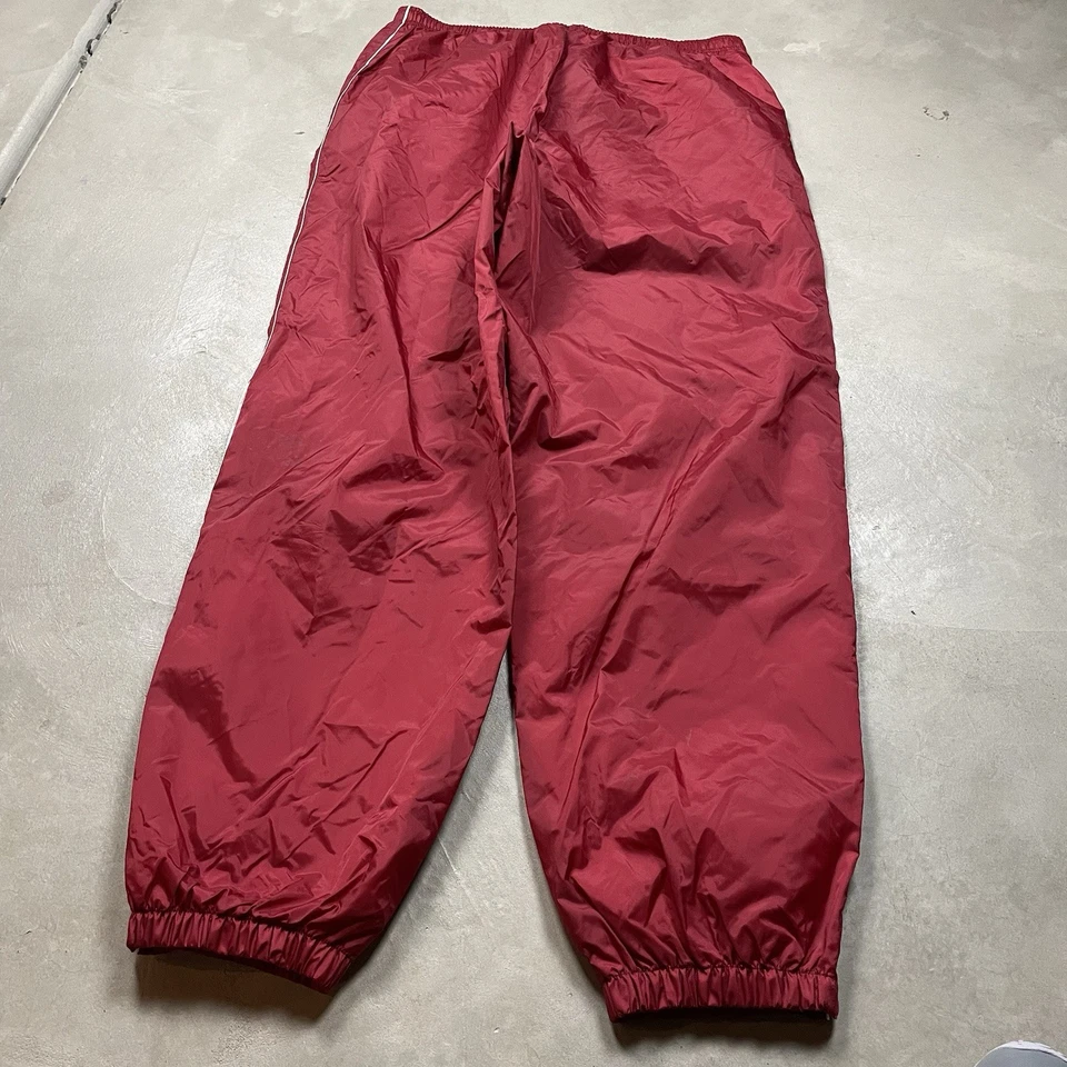 Nike Vintage 90s Alabama Windbreaker Pants Track Crimson Tide XL Team Y2K Lined - Image 2 of 4