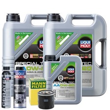 Motoröl 0W20 LIQUI MOLY Special Tec Aa 6L +MANN Ölfilter +Spülung +Cera Tec
