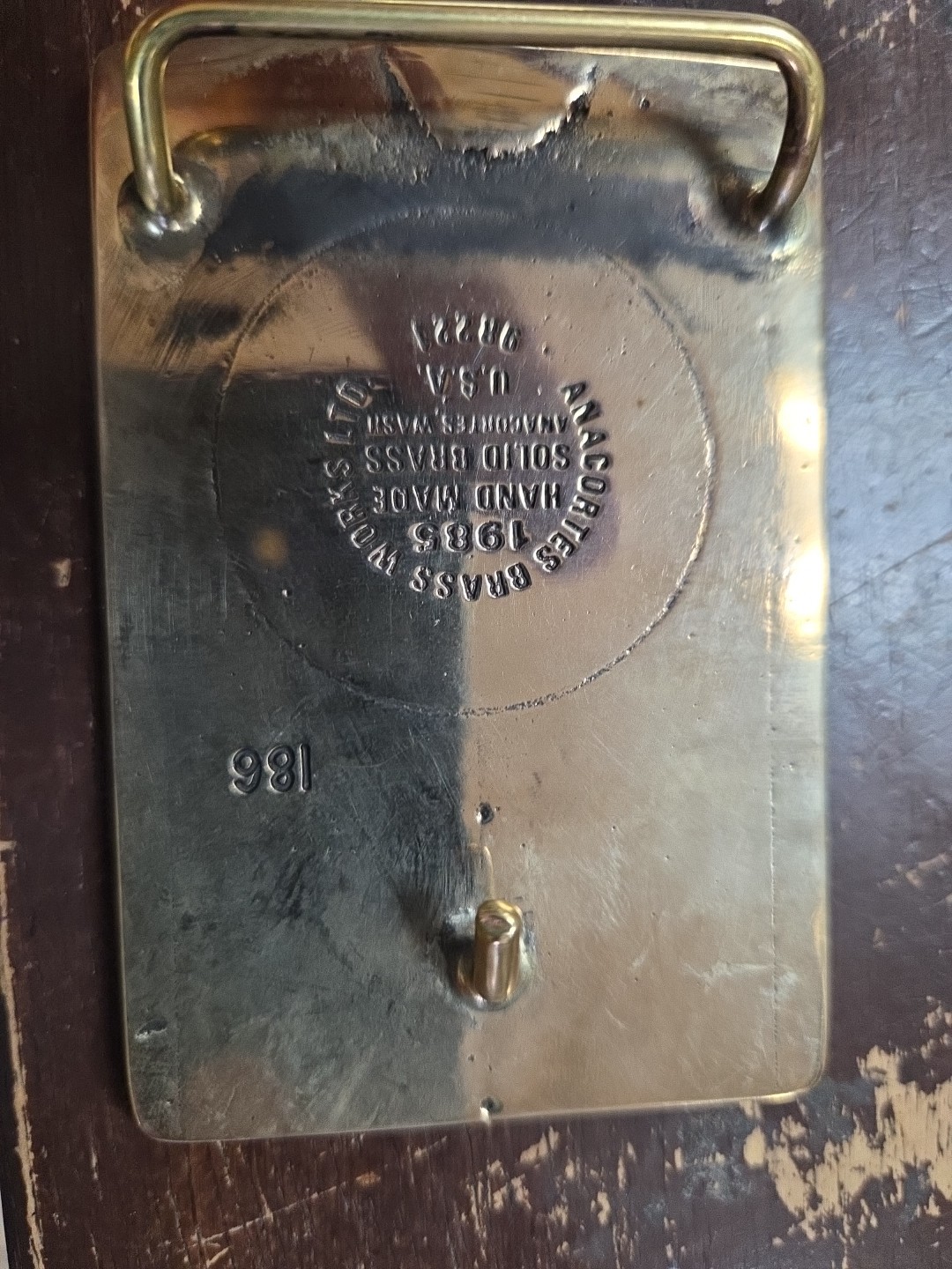 Anacortes RECTANGULAR SURVEY SYSTEM Solid Brass B… - image 2