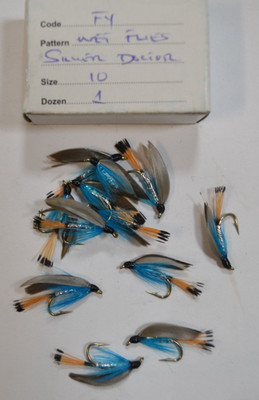 SILVER DOCIOR Hook Size:10 / 1 DOSEND (12) WET  FLIES.
