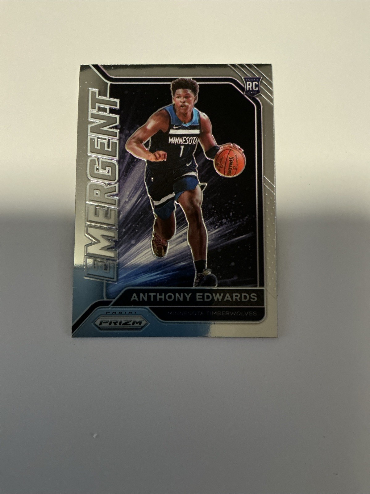 2020-21 Panini Prizm - Emergent Anthony Edwards #3 (RC)
