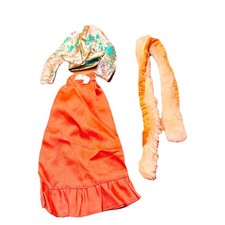 Vintage Barbie GUAG #7843 Get Ups n Go Salmon Party Dress Mattel 1974