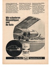 Vintage Werbung Mobil Mobiloil Special Motor�...