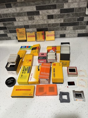 Vintage 3mm Slides And Movie Lot. Multiple Families, Art, Etc. *READ* - Picture 13 of 21