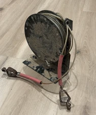 MILITARY  REEL CABLE RETRACTOR 5340-01-269-4423 WITH CABLE AND ADDITIONAL TOOL