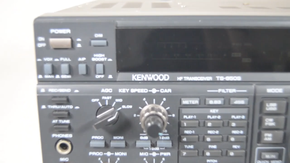 Kenwood TS-850S HF 100W All Mode Transceiver Ham Radio Tested