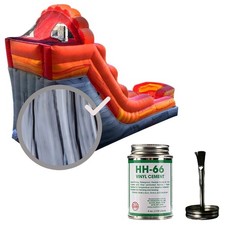 Inflatable Bounce House Vinyl Repair Patch Kit 12x60 in HH66 Cement Adhesive 4oz