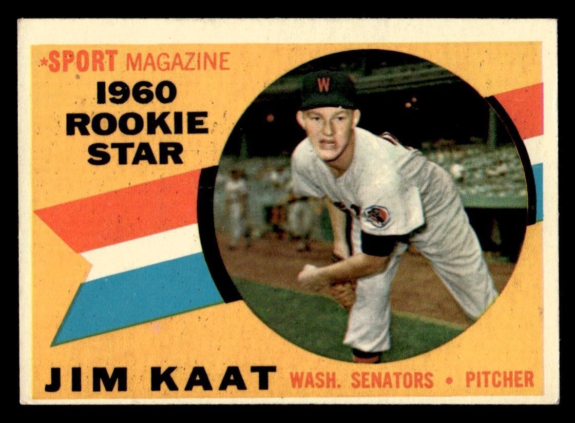 1960 Topps Baseball #136 Jim Kaat VG *h1