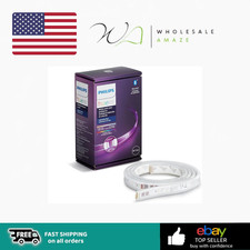 Philips Hue Bluetooth Smart Lightstrip Plus 1m/3ft Extension No Plug 