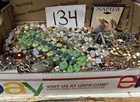 Vintage & Modern Some Signed Costume Jewelry Lot Full Small Priority Box # 134