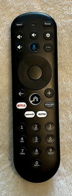 XUMO Black Wireless  Stream Box Voice Remote Control