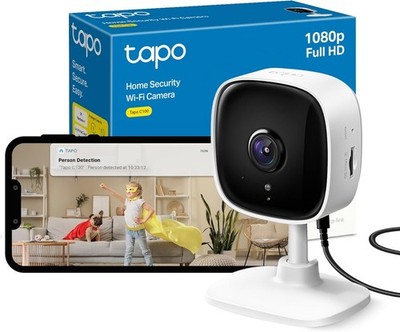 TP-Link C100 WLAN IP Kamera Überwachungskamera Innen (1080p-Auflösung, 2