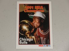 1991-92 NBA Hoops 1991 NBA Champions #543 Chicago Bulls MICHAEL JORDAN