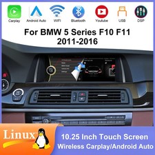 F�r BMW 5 Series F10 F11 NBT Linux Carplay Android auto Autoradio GPS USB GPS