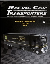 Car Racing Trasporter Uscita N 6 Camion Renault Magnum Lotus Con Rimorchio