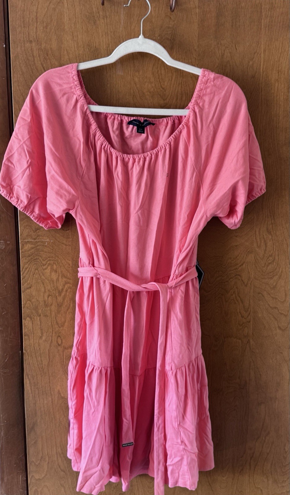 Tommy Hilfiger Women’s Summer Dress Size Large With Removable Tie/Belt