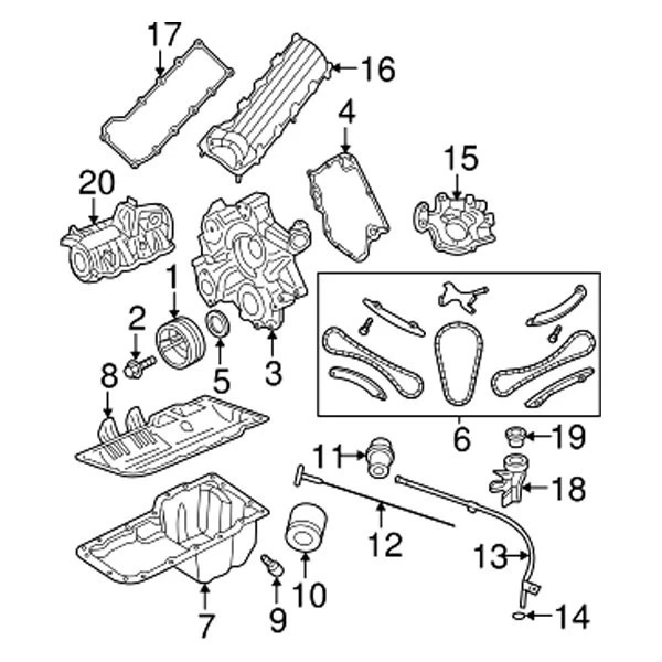 For Dodge Durango 2004-2007 Mopar 53021748AF Engine Oil Dipstick Foto 2 de 2