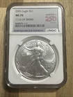 2026 Silver Eagle With 250 Official Mint Logo By NGC MS 70 250th Anniversary