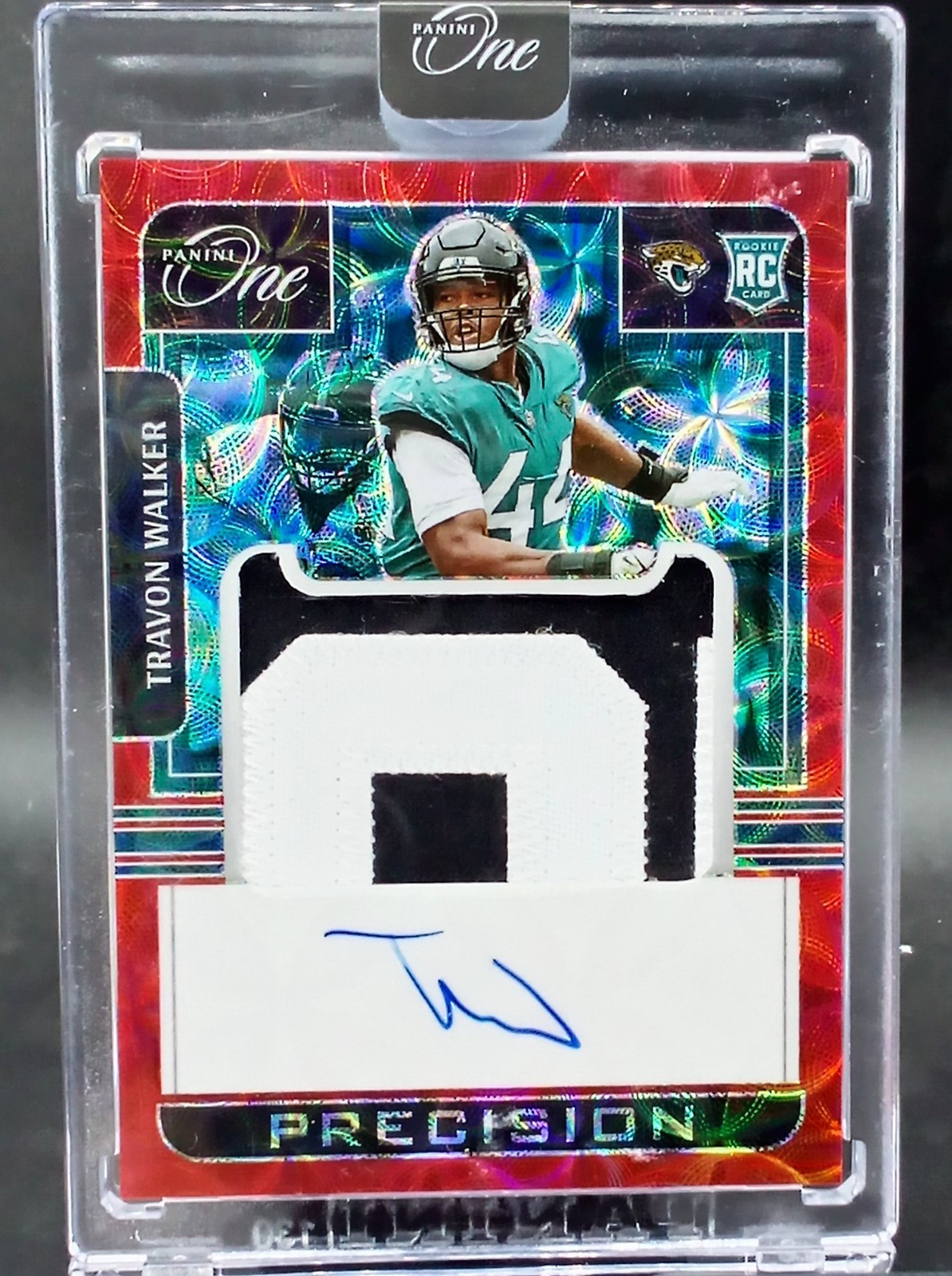 Travon Walker /25 💎MINT Red Scope 2022 Panini One Precision RPA SEALED 