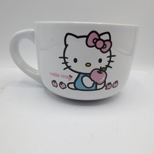 Hello Kitty 24 oz Ceramic Large Latte Coffee Soup Mug