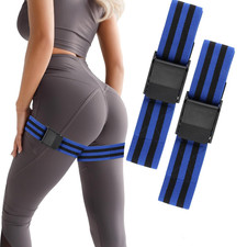 2 Pcs Occlusion Bands for Glute, Adjustable Blood Flow Restriction Bands