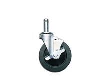 Metro 5MBESD - Conductive ESD-Safe Swivel Caster w/Brake, Non-Carbon Loaded, 5'
