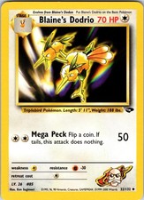 Blaine's Dodrio 32/132 Uncommon Gym Challenge Pokemon Unlimited Lightly Played on eBay