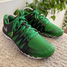 Nike Free Trainer 5.0 V6 Hombres 8 Flywire ZAPATILLAS KELLY DUCKS OREGON 723939-307