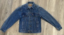 Vintage Levis Denim Trucker Jacket Mens 38 Type 3 Made in USA 70506 0216 90s