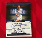 Julie Foudy 2024-25 Panini Noir Soccer Auto Color Blue 05/75 #AC-JF
