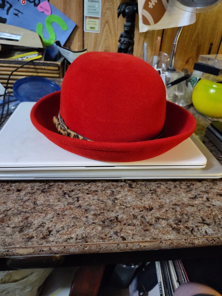 Eric Javits Vibrant Red Wide-Brim Hat Georgia Straw Hat | Women main image 4