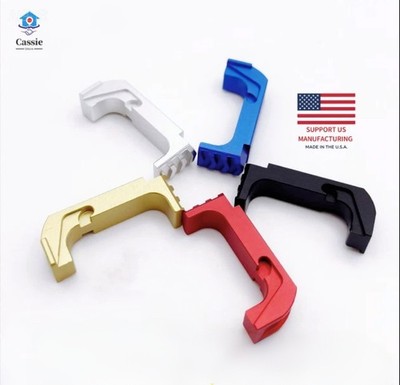 Extended Mag Release for GIock GEN4/5 Fit 17-39 Gold Red Black Silver Blue