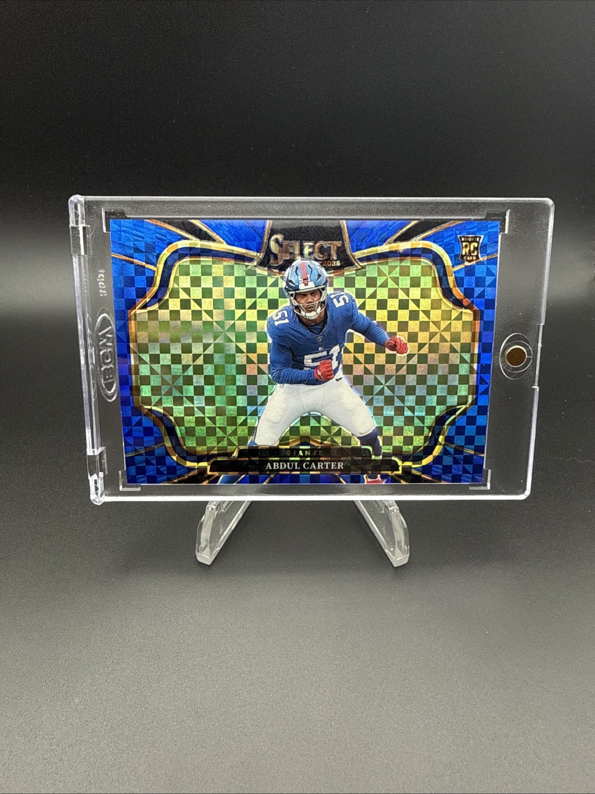 ABDUL CARTER 2025 Select Rookie Field Level Blue Prizm /75 🔥 Giants (RC)