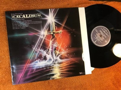 Music Film EXCALIBUR & Other Selections LP '81 soundtrack OST wagner orff german