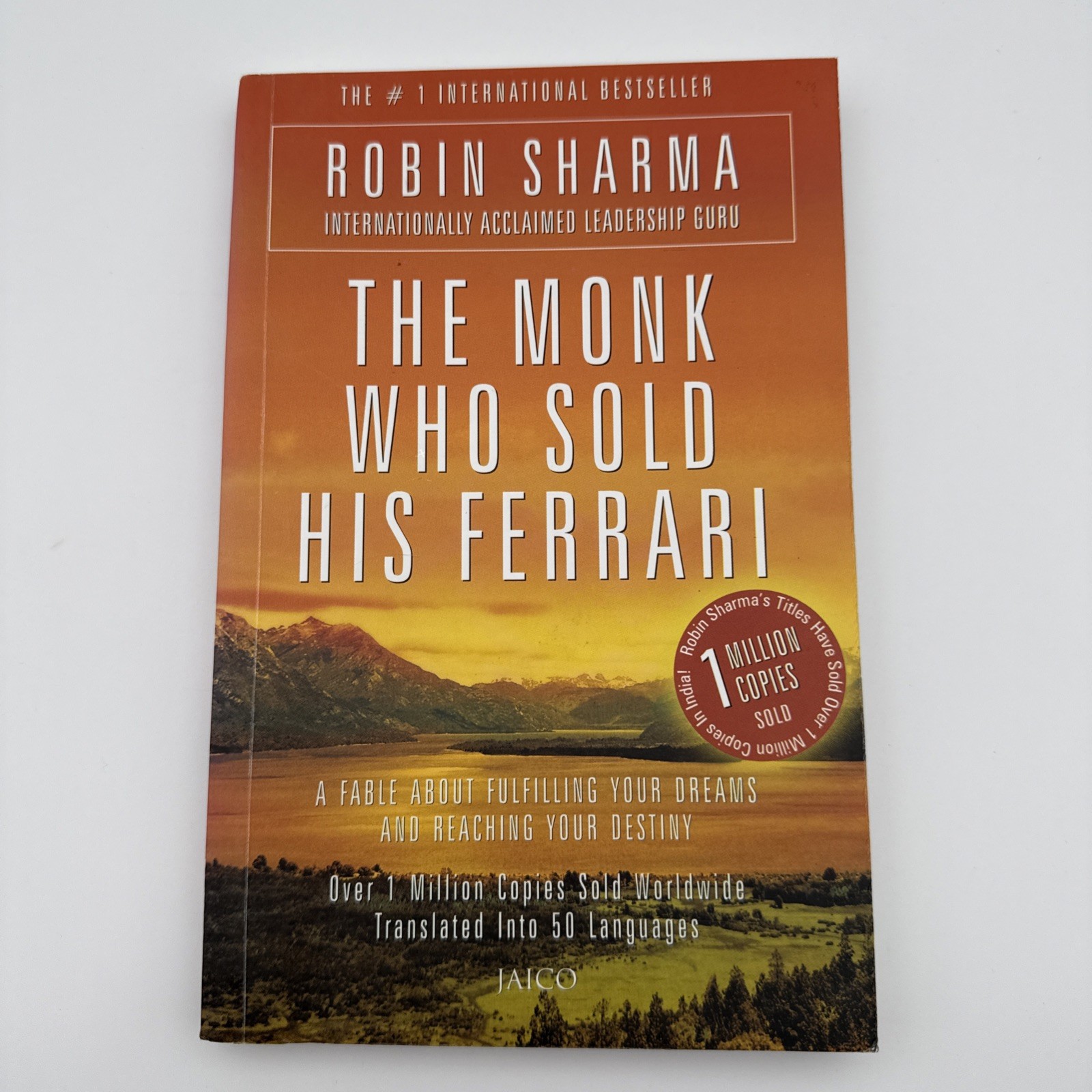 The Monk Who Sold His Ferrari Robin Sharma Paperback Self Help Book