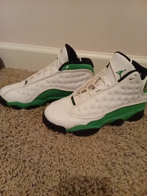 Size 6.5y - Jordan 13 Retro Lucky Green | eBay