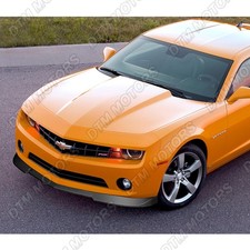 For 2010-2013 Chevrolet Camaro V6 Matt Black Front Bumper Lip Body Kit Spoiler