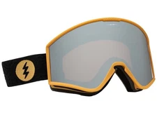 Electric Kleveland BRAND NEW Snow Goggle Flood Black Gum with Silver Chrome Lens