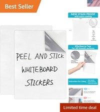 8.27''x11.69'' Dry Erase Board Stickers - Eco-Friendly Easy to Use - 2 Pcs