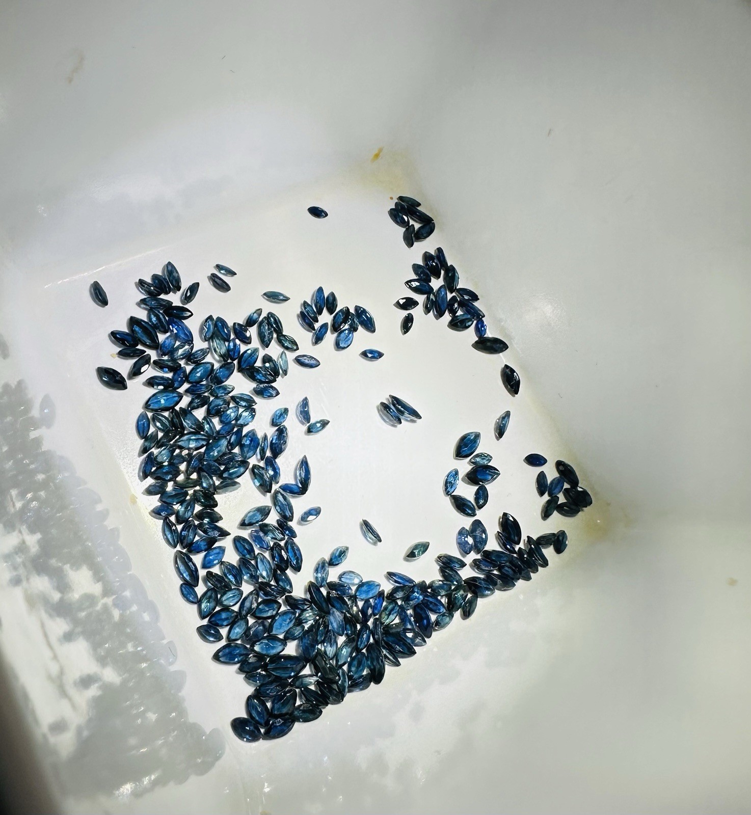 32.95ct  Natural Blue Sapphire 4.8x2.5mm Marquise Cut Loose Gemstone Wholesale