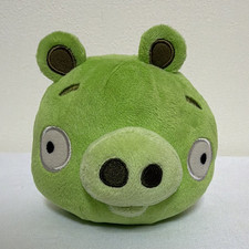 Angry Birds Green Pig Plush Stuffed Animal Toy Animation Theme Character