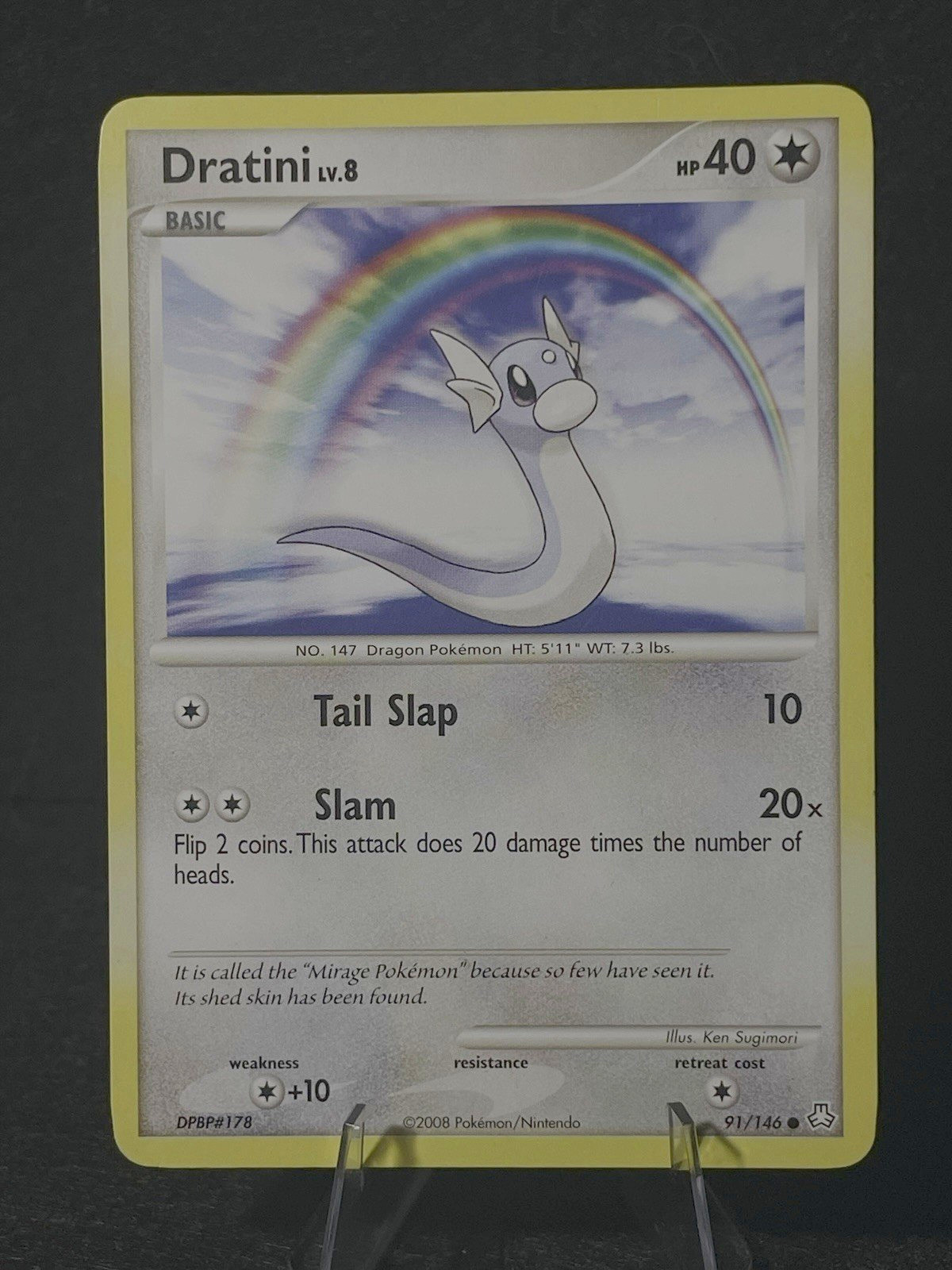 Pokémon TCG Dratini 91/146 Legends Awakened WOTC Regular LP