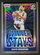 David Robinson 2024-25 Donruss Optic WINNER STAYS HOLO PRIZM Insert Card (no.15)